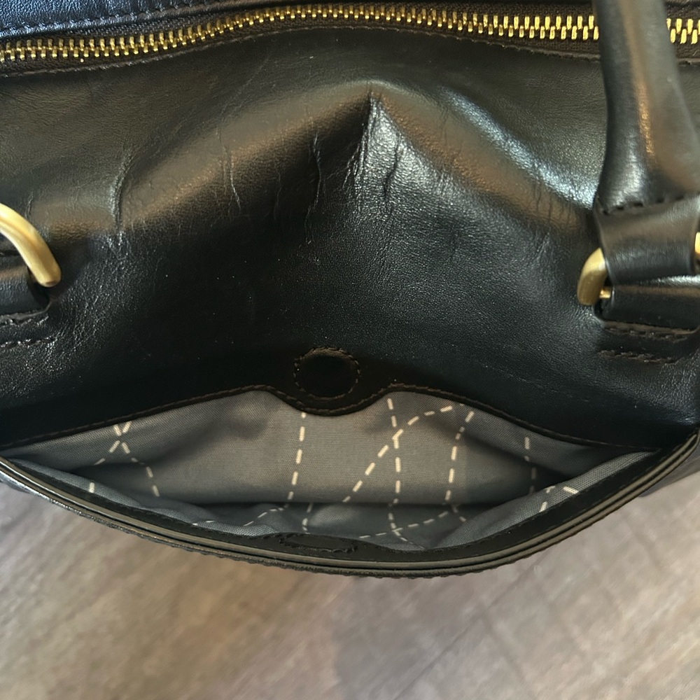 HOBO Black Fast Track Lane Satchel Bag - Picture 9 of 11